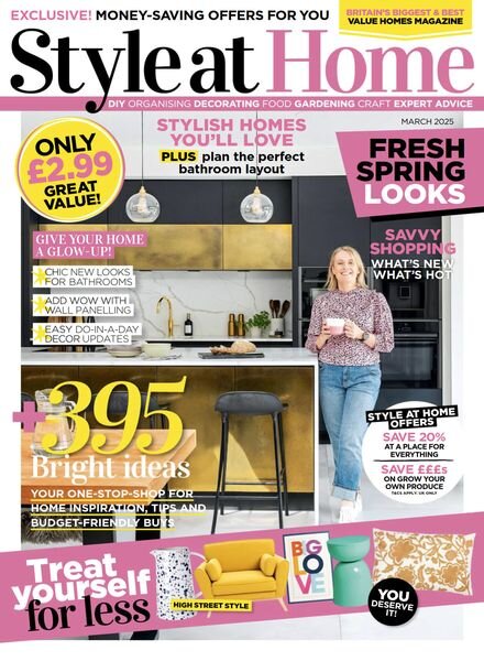 Style at Home UK – March 2025 Cover