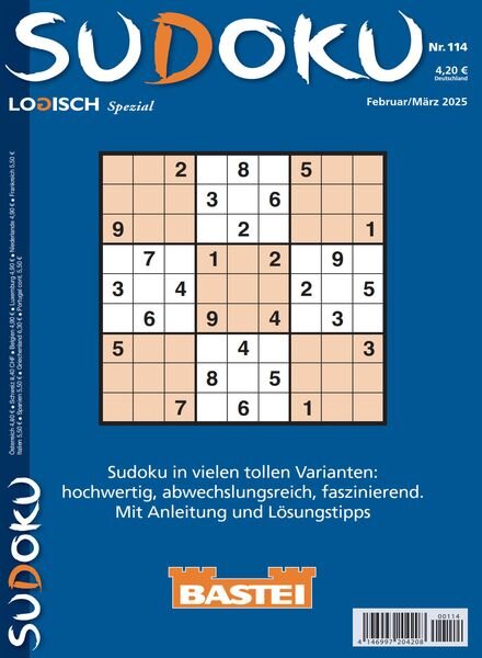 Sudoku Logisch Spezial – Nr 114 2025 Cover