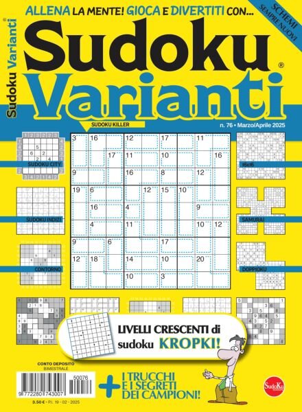Sudoku Varianti – Marzo-Aprile 2025 Cover