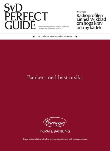 SvD Perfect Guide – 15 Februari 2025 Cover