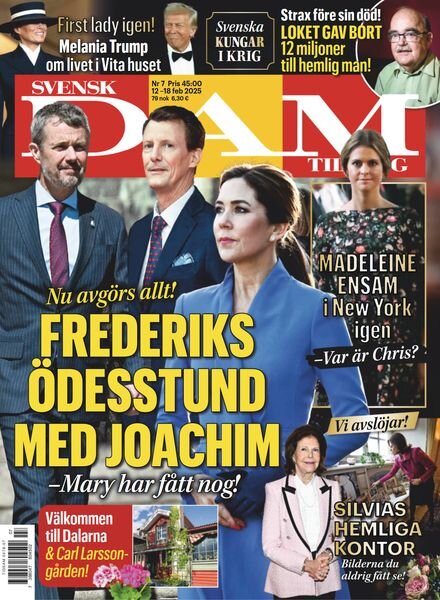 Svensk Damtidning – 12 Februari 2025 Cover
