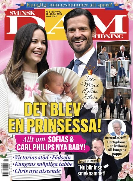 Svensk Damtidning – 19 Februari 2025 Cover