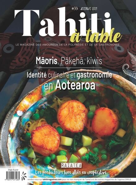 Tahiti a table – Decembre 2024 Cover