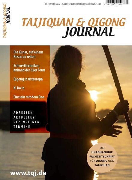 Taijiquan & Qigong Journal – Februar-April 2025 Cover