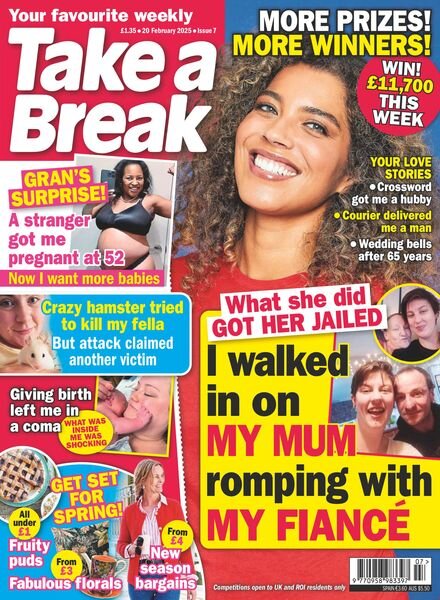Take a Break Weekly – 13 February 2025 Cover