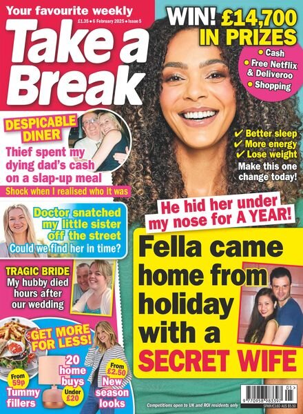 Take a Break Weekly – 30 January 2025 Cover