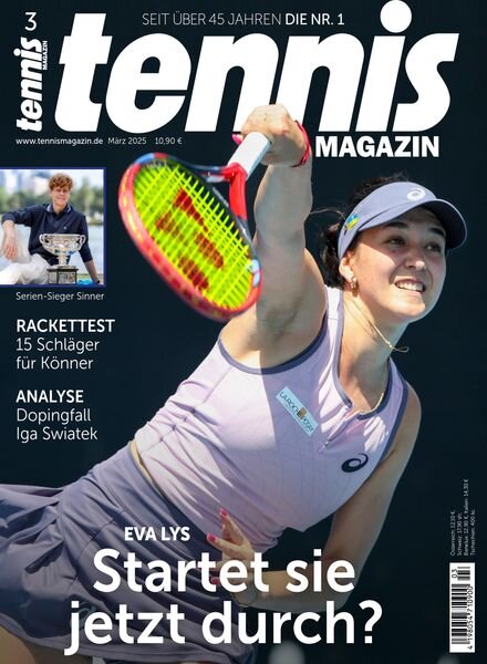 Tennis Magazin – Marz 2025 Cover