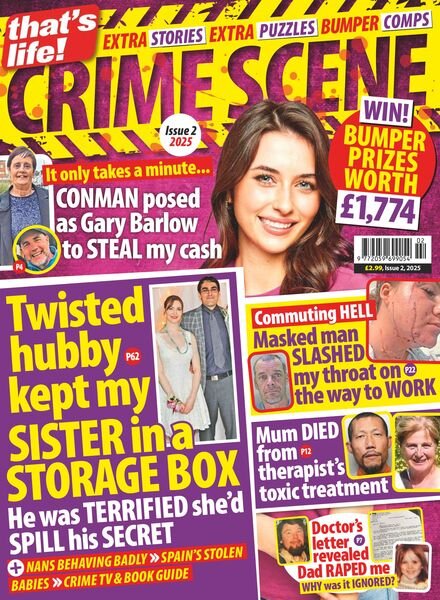That’s Life Crime Scene – Issue 35 2025 Cover
