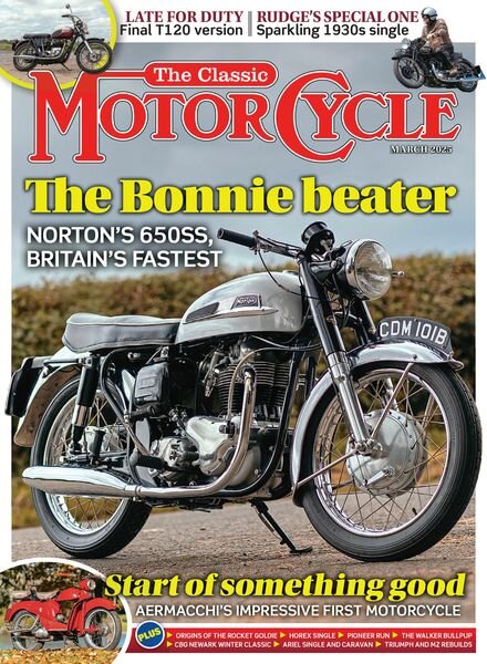 The Classic MotorCycle – March 2025 Cover