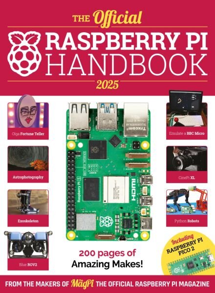 The Official Raspberry Pi Handbook – February 2025 Cover