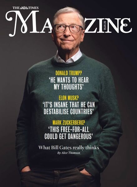 The Times Magazine – January 25 2025 Cover