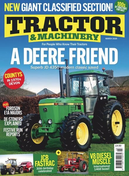 Tractor & Machinery – March 2025 Cover