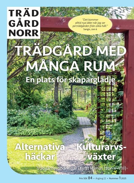 Tradgard Norr – Januari 2025 Cover