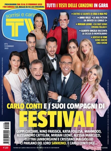 TV Sorrisi e Canzoni – 11 Febbraio 2025 Cover