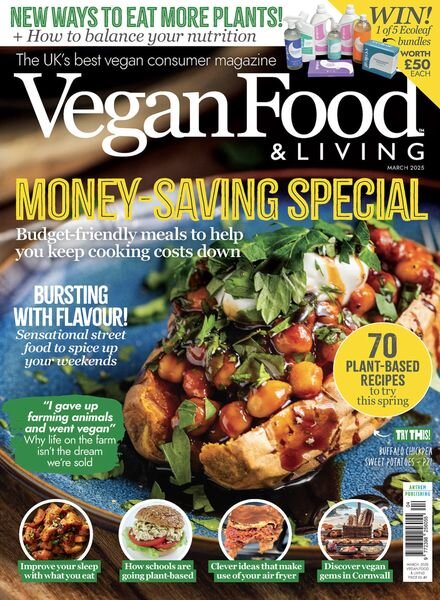 Vegan Food & Living – March 2025 Cover