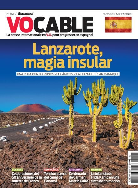 Vocable Espagnol – Fevrier 2025 Cover