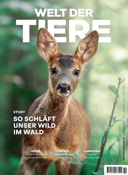Welt der Tiere – Februar-Marz 2025 Cover