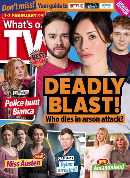 What’s on TV – 1 February 2025 Cover