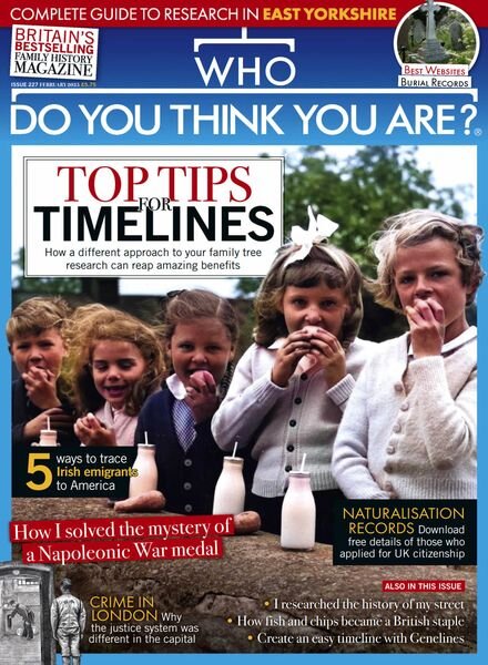 Who Do You Think You Are – February 2025 Cover