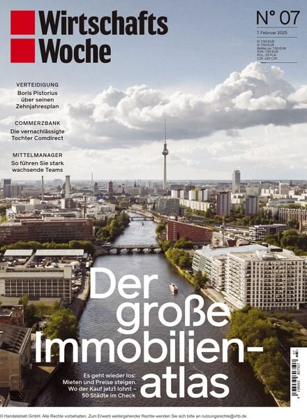 WirtschaftsWoche – 07 Februar 2025 Cover