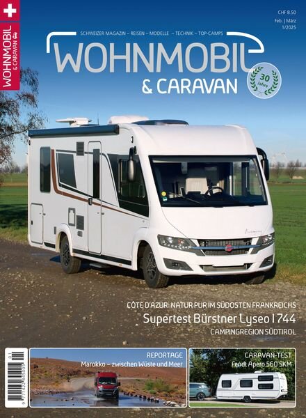 Wohnmobil & Caravan – Februar-Marz 2025 Cover