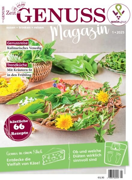 Zeit fur Genuss-Magazin – Ausgabe 1 2025 Cover