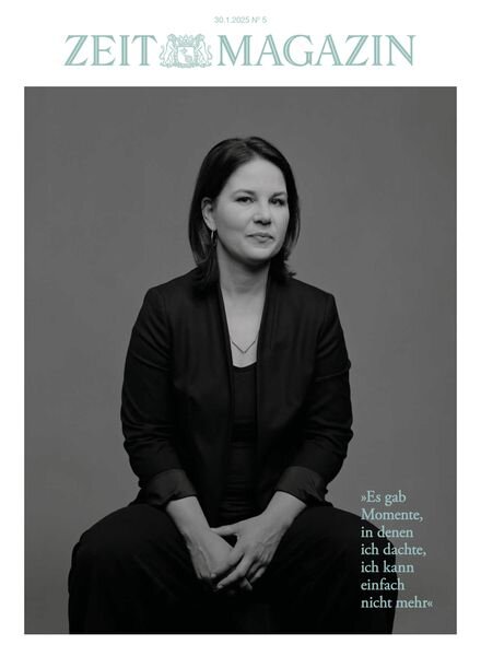 Zeit Magazin – 30 Januar 2025 Cover