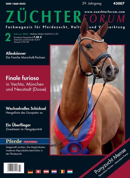 Zuchterforum – Februar 2025 Cover