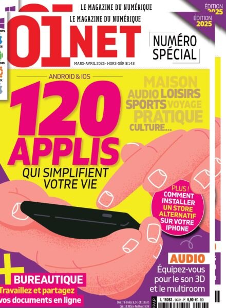 01net – Hors-Serie N 143 – 25 Mars 2025 Cover