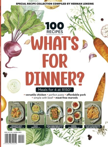 100 Recipes What’s for dinner – 2025 Cover