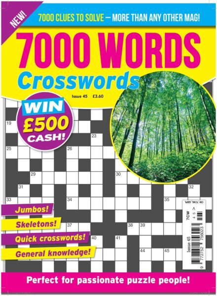 7000 Words Crosswords – March 2025 Cover