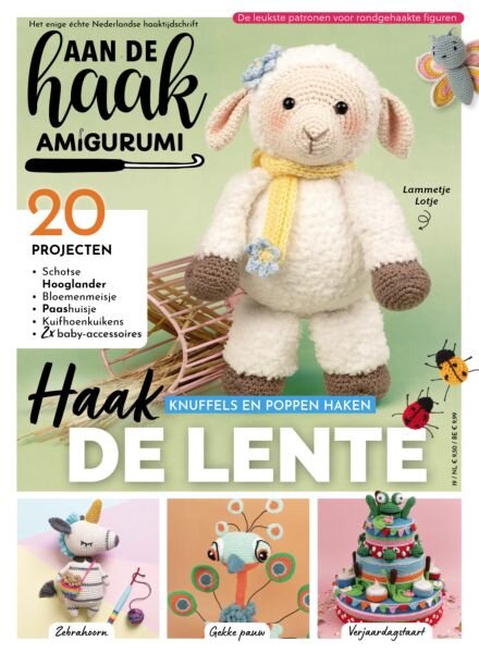 Aan de Haak – Amigurumi Magazine – Maart 2025 Cover