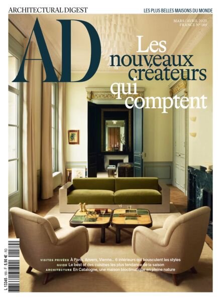 AD Architectural Digest France – Mars-Avril 2025 Cover