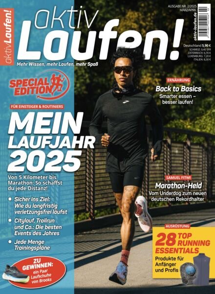 aktiv Laufen – Marz-April 2025 Cover
