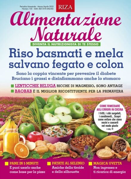 Alimentazione Naturale – Marzo 2025 Cover