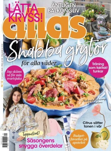 Allas – 19 Mars 2025 Cover
