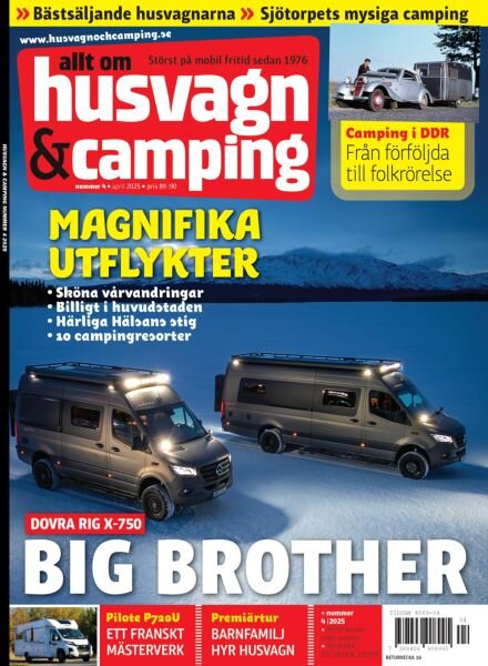 Allt om Husvagn & Camping – Mars 2025 Cover