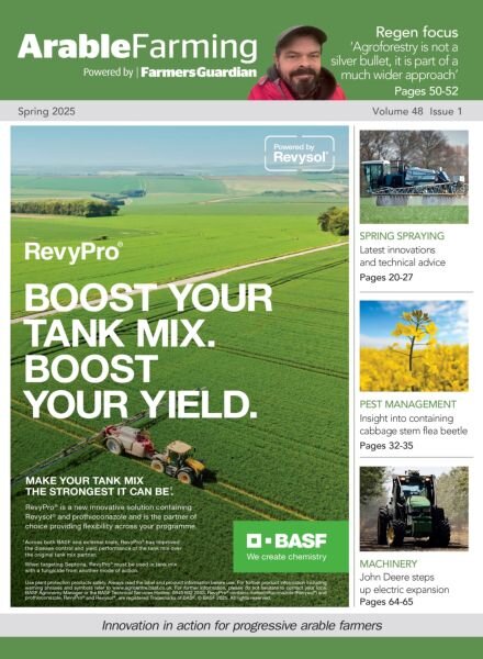 Arable Farming Magazine – Spring 2025 Cover