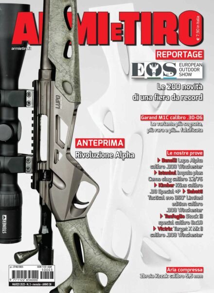 Armi e Tiro – Marzo 2025 Cover