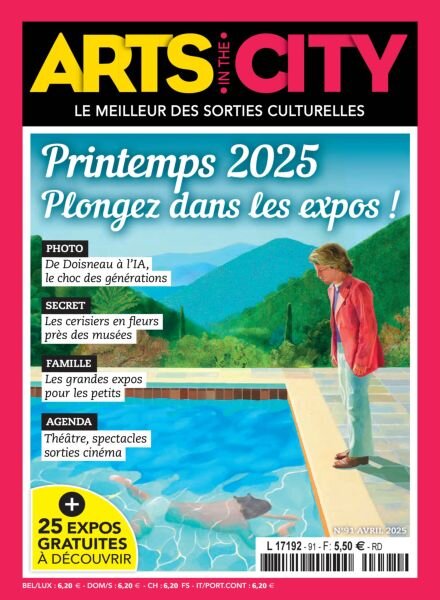 Arts in the City – Avril 2025 Cover