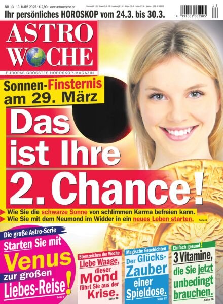 Astrowoche – 19 Marz 2025 Cover