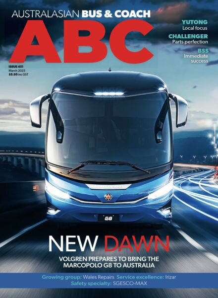 Australasian Bus & Coach – Issue 451 2025 Cover