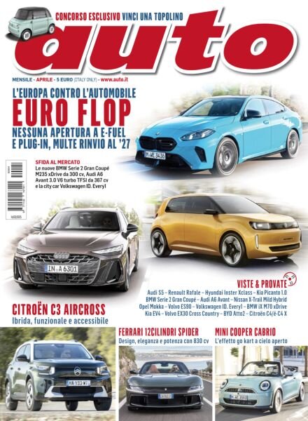 Auto – Aprile 2025 Cover