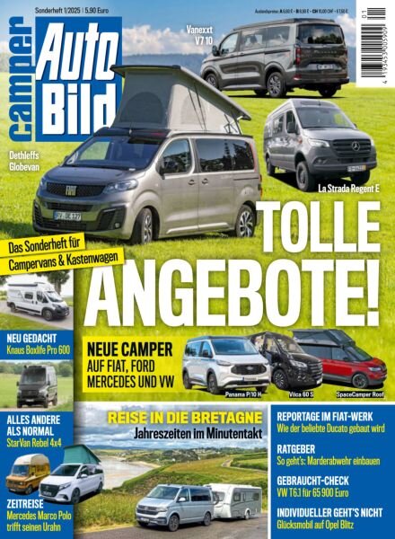 Auto Bild Camper Sonderheft – N 1 2025 Cover