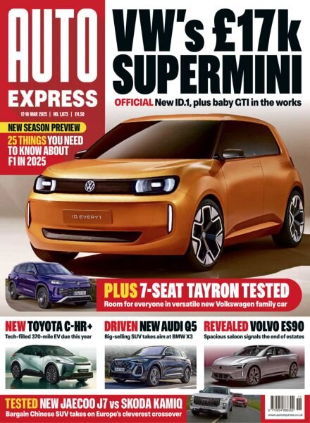 Auto Express – 12 March 2025 Cover