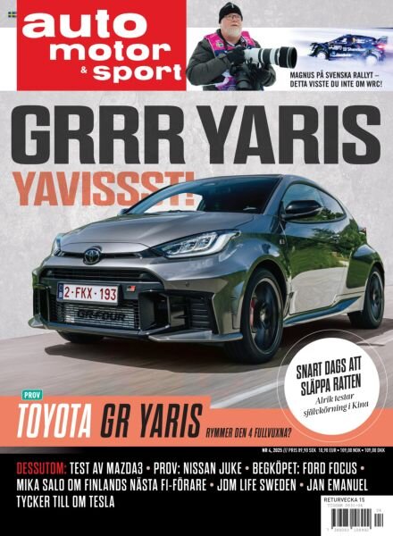 Auto Motor & Sport Sverige – 12 Mars 2025 Cover