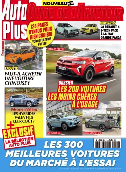 Auto Plus Guide de l’Acheteur – Avril-Mai-Juin 2025 Cover