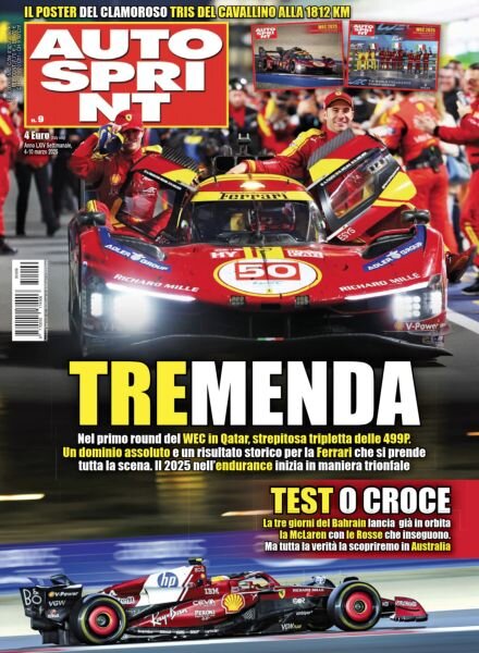 Auto Sprint – 4 Marzo 2025 Cover