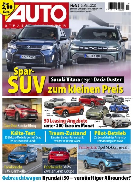 Auto Strassenverkehr – 5 Marz 2025 Cover
