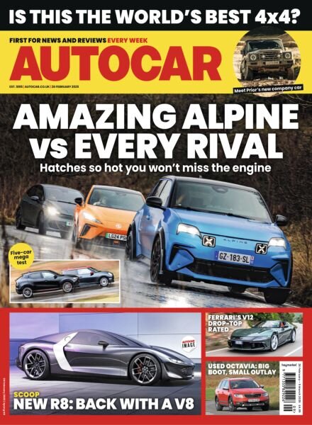 Autocar UK – 26 February 2025 Cover